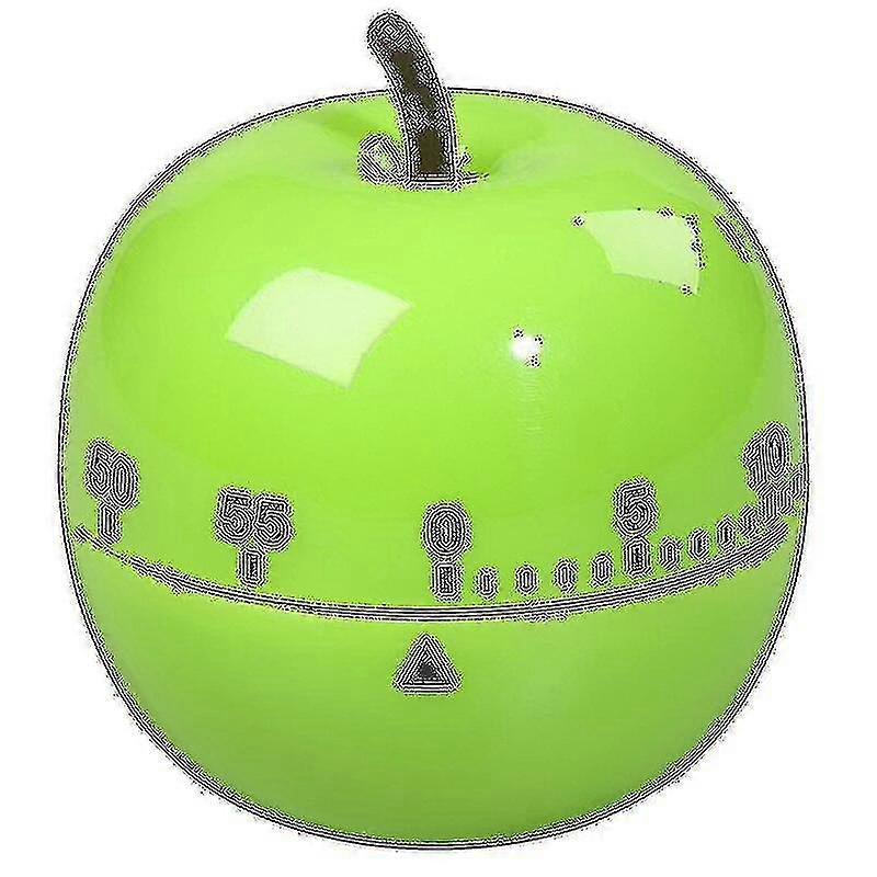 Mechanical Kitchen Timer Lovely Manually Adjustable Timer (apple)-CE