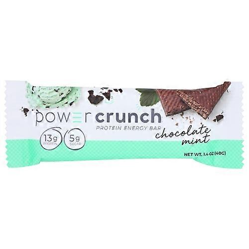 Power Crunch Bar Protein Choc Mint ,40 Gramos (Caja De 12)