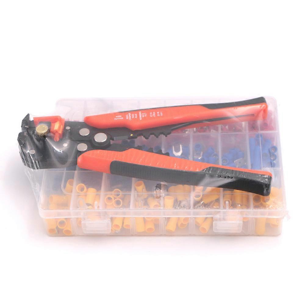 400pcs Multifunctional Stripper Plier Crimper M3-400pcs Cold Pressing Electrical Wire T