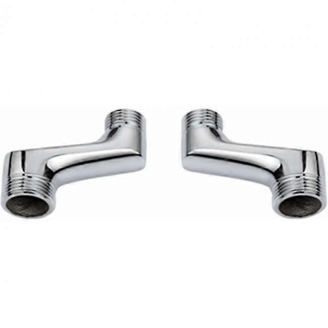 Counter Elbow Shower Connection, Brass Elbow Reducer, Adjustable Swivel Arm, Wall Counter Elbow Connection, Eccentric Connection 1/2 3/4, Chrome A