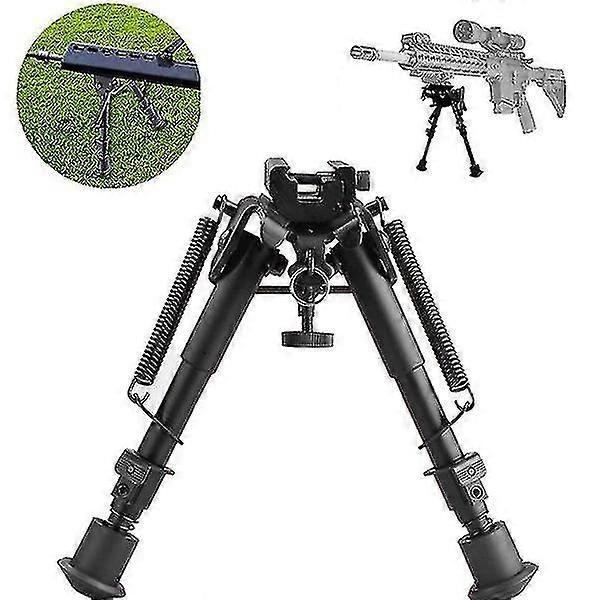 Foldbar riffel Bipod justerbar jagt drejelig montering-w