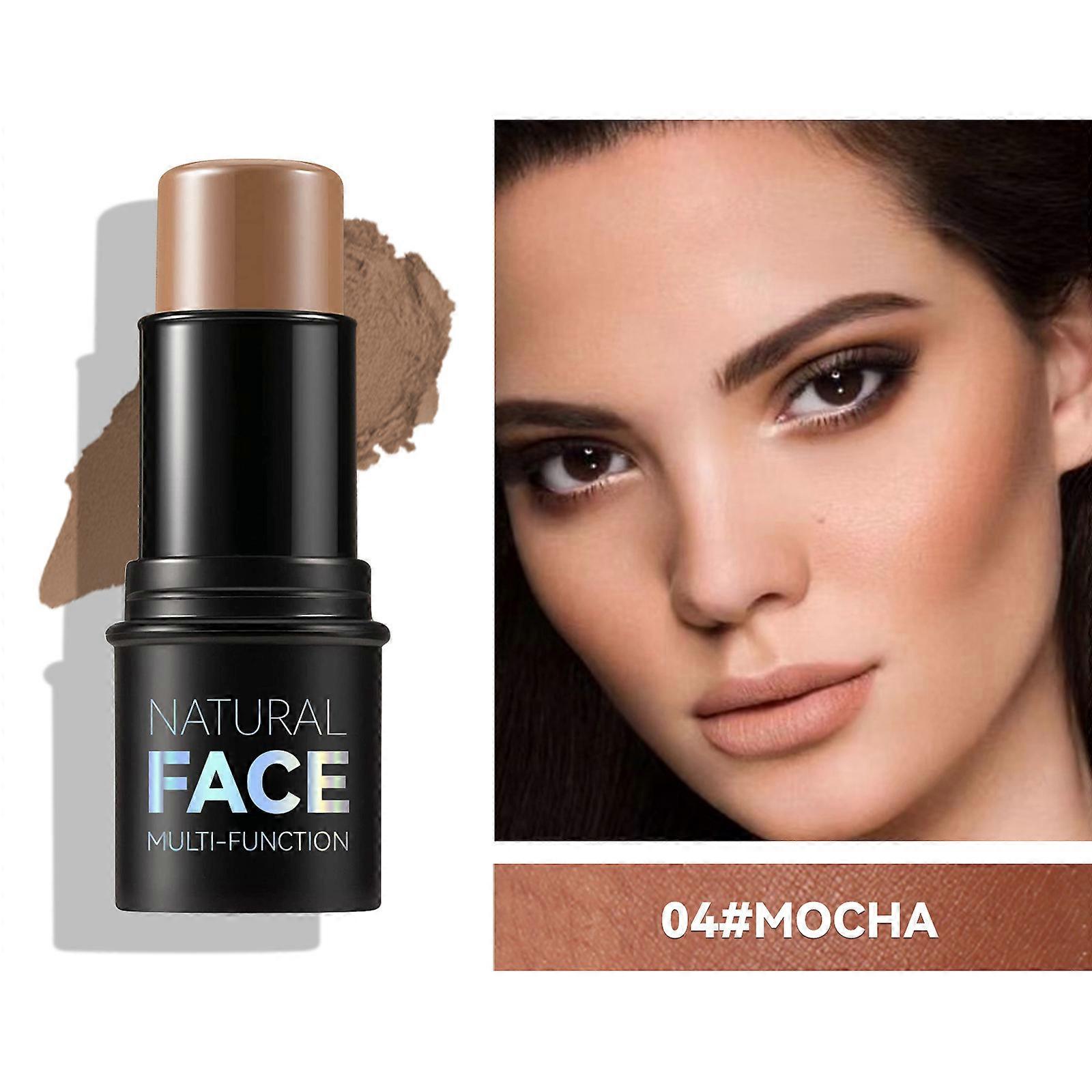 Cream Contour Pencil with Highlighter, Waterproof Makeup Stick for Cheeks and Lips Cream Blush Stick