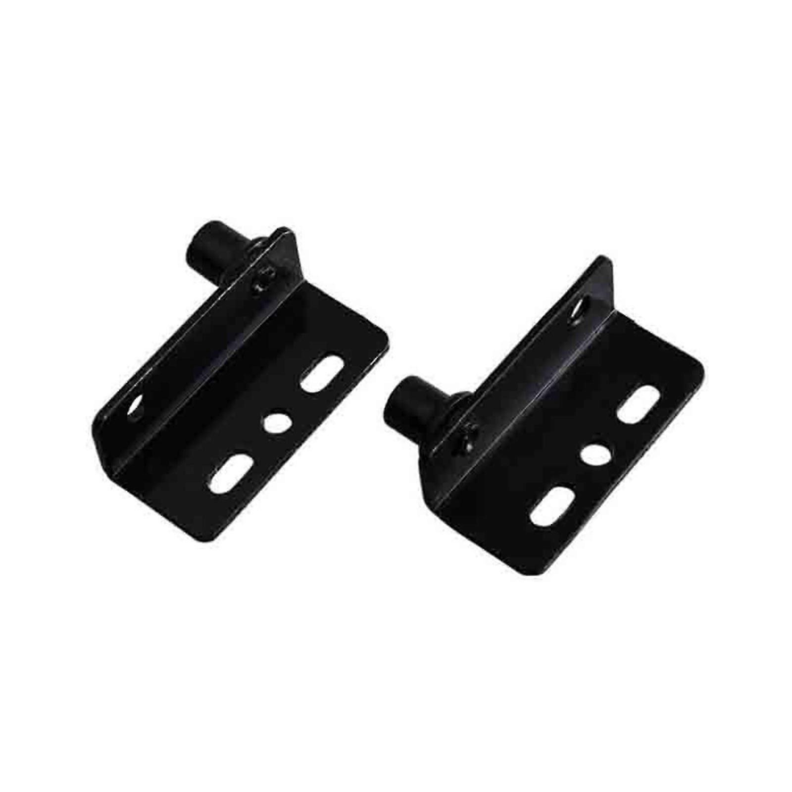 2 Pieces/set Thicken Black Iron Right Angle Pivot Hinges Hardware Accessories
