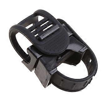 360 Degrés Cyclisme Vélo Vélo Support Vélo Noir pour LED Lampe De Poche Torche Clip