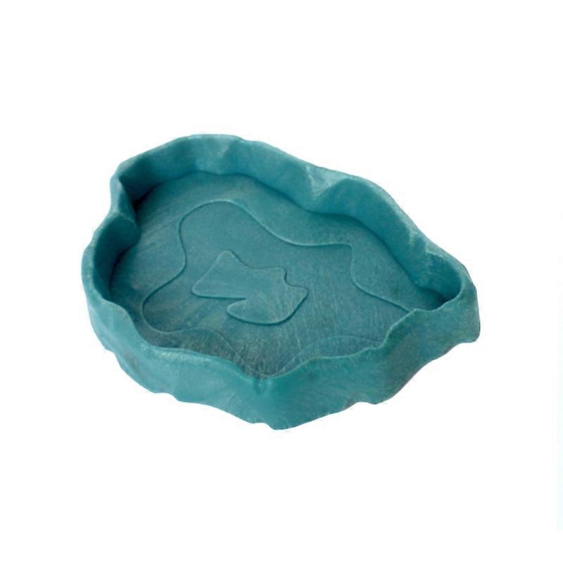Pet for Turtle Reptile Feeder Bowl Basin Feeding Tray Dish Food Water Dispenser
