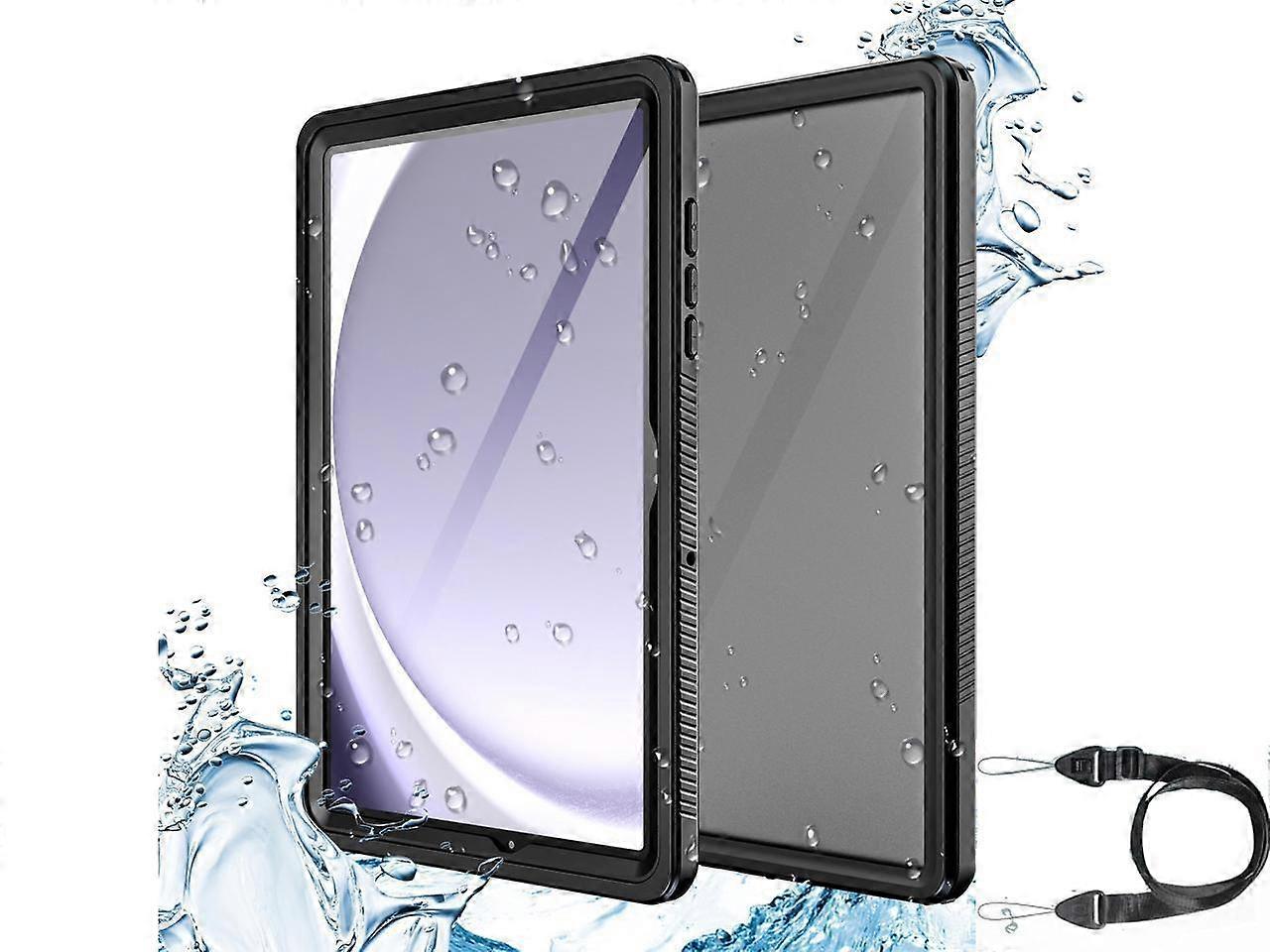 Waterproof Case For Samsung Galaxy Tab A9 Plus 10.9 inch 2023 Model SM-X210/X216/X218 with Built-in Screen Protector, Full Body Shockproof Protection 