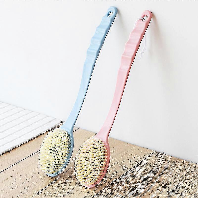 Bath Brush Back Body Bath Shower Sponge Scrubber Brushes With Handle Exfoliating
