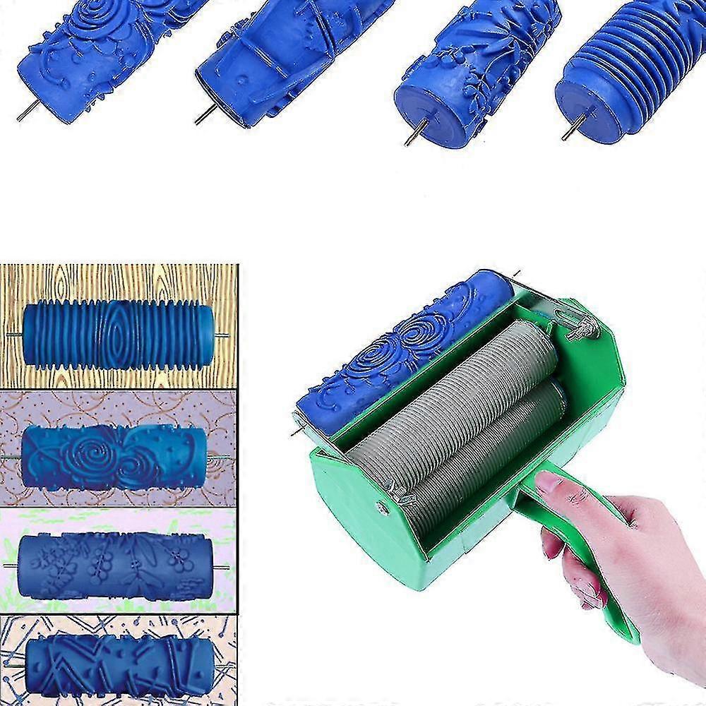 Paint Wallpaper Roller Printing Machine Grain Printing Roller Wall Pattern Tool