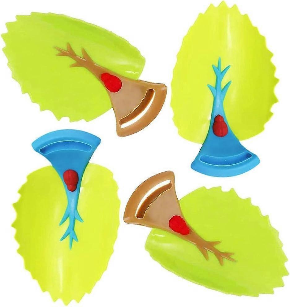 4Pcs Faucet Extender,Leaf Shaped Hand Sink,Sink Extender,Kids Hand Sink,Sink Extender,Kids Faucet