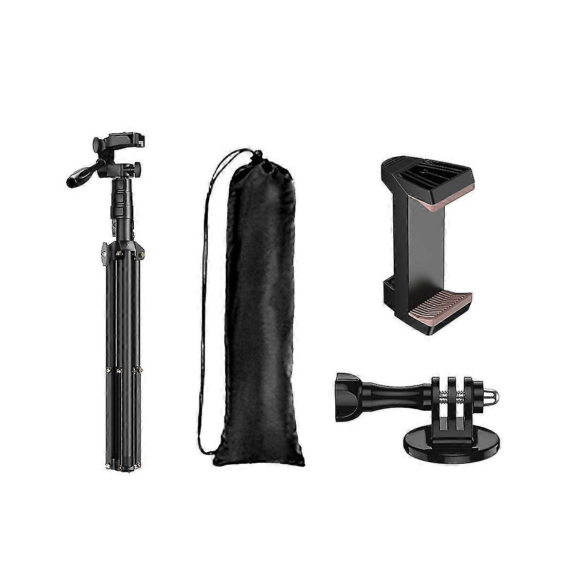 Cell Phone Tripod Stand , Smartphone Selfie Stick, Foldable Tall Photography Tripod Stand For /live Stream/