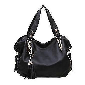 Damen Umhängetasche, große Kapazität Pu Leder Handtasche Quaste Tasche Damen Tasche