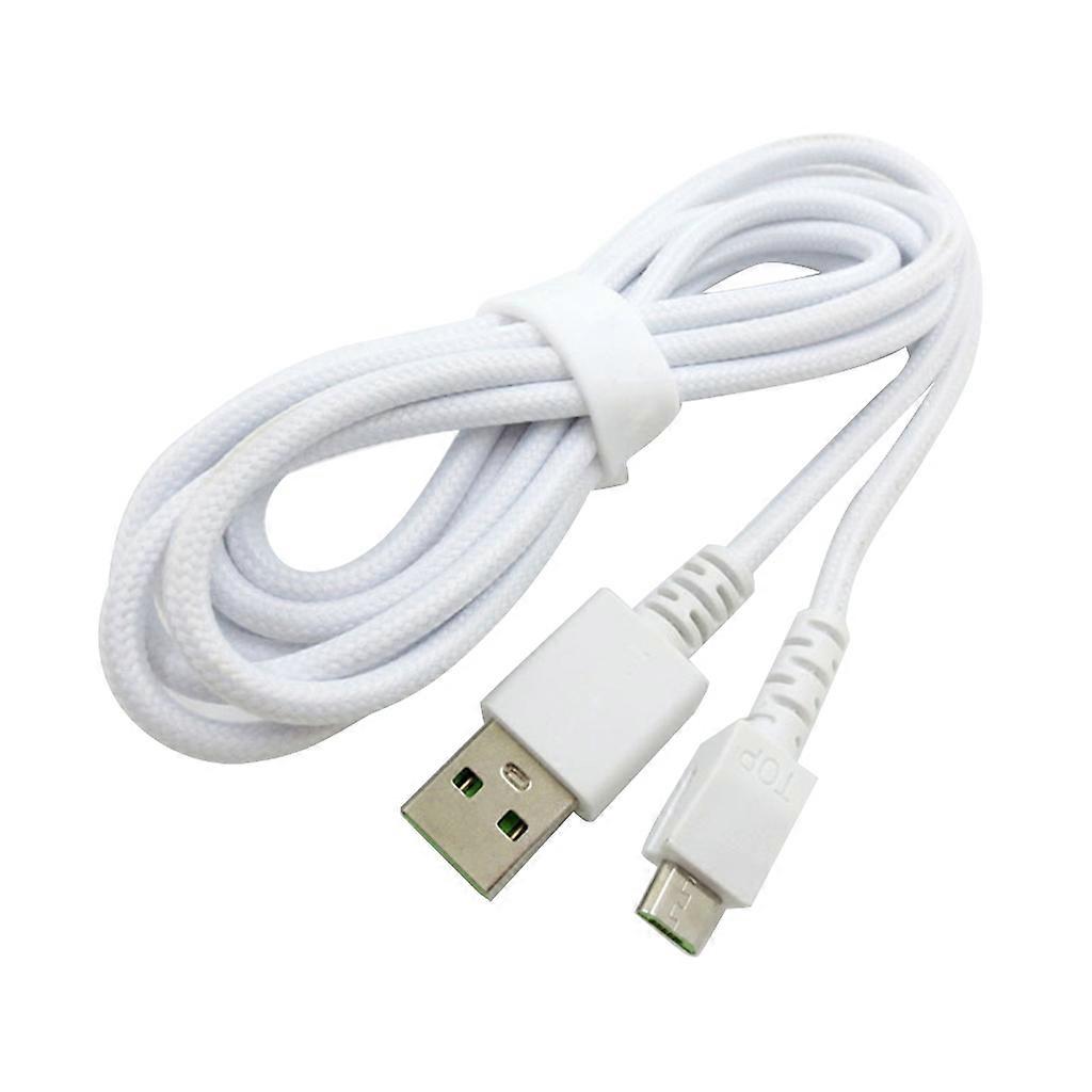 Braided Micro USB Cable for Naga Pro Wireless Mouse Charging Wire Replacement