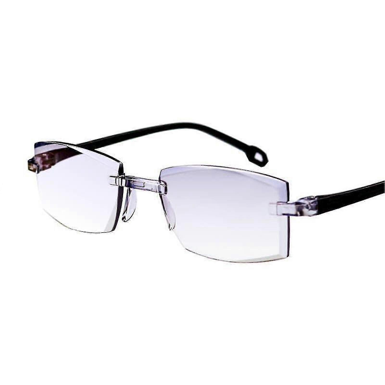 サファイア高硬度抗眼精疲労ファッション光遮断メガネ男性用読書眼鏡-MXBC