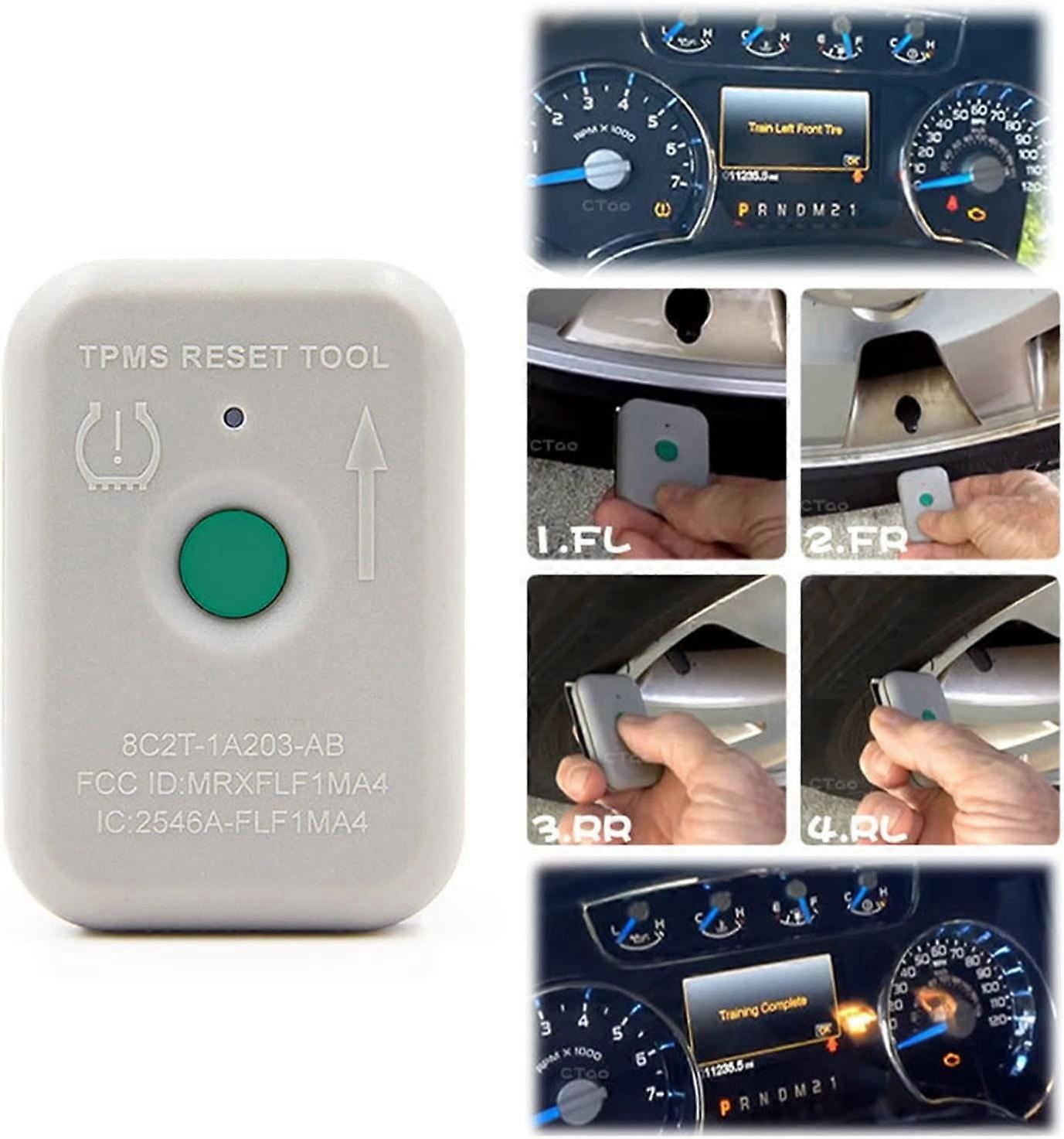 Tire Activation TPMS 19 8C2Z-1A203-A, Fo-RD Tire Pressure Reset Meter