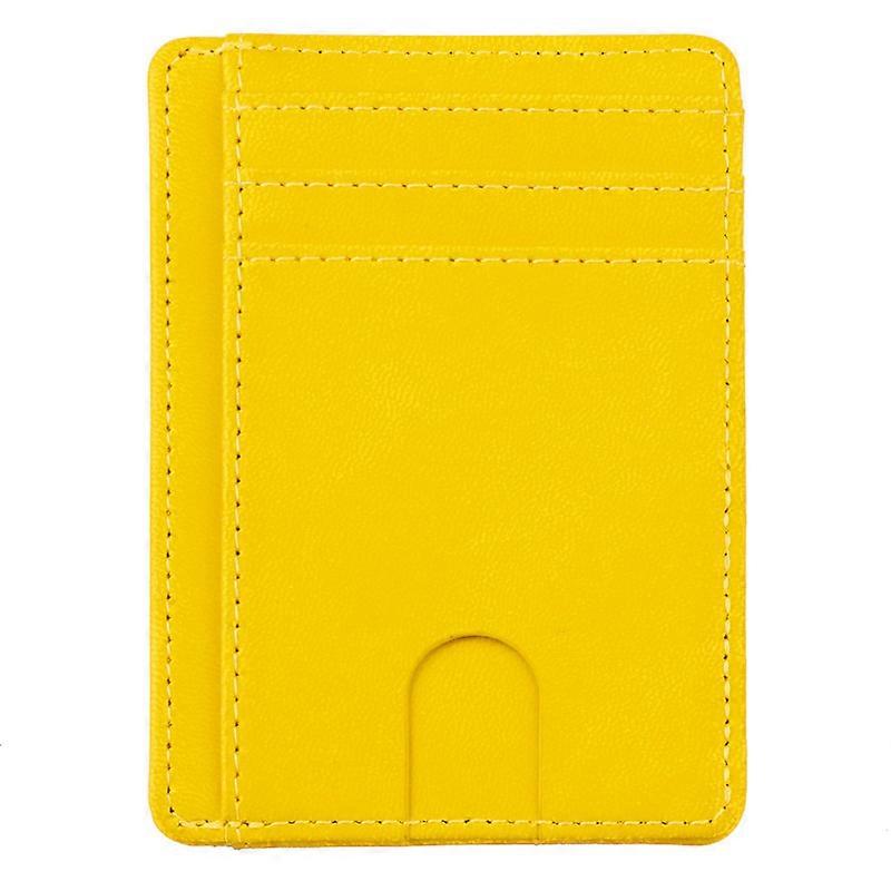 New Arrival RFID Blocking Slim Men's Leather Credit Card Holder Women Business Mini Bank Card Case Wallet For Man Small Purse