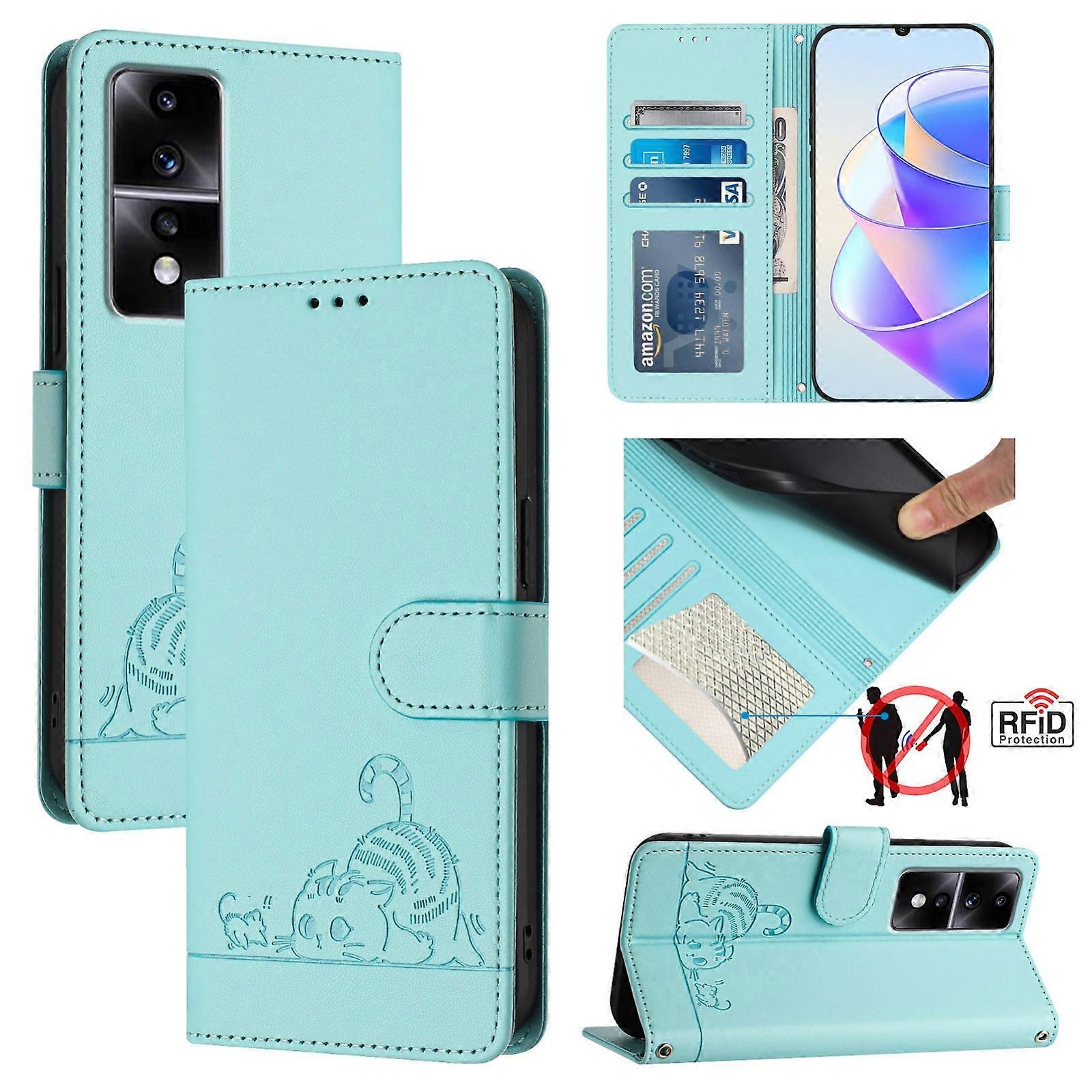Cat Pattern Case For Honor 80 GT 5G