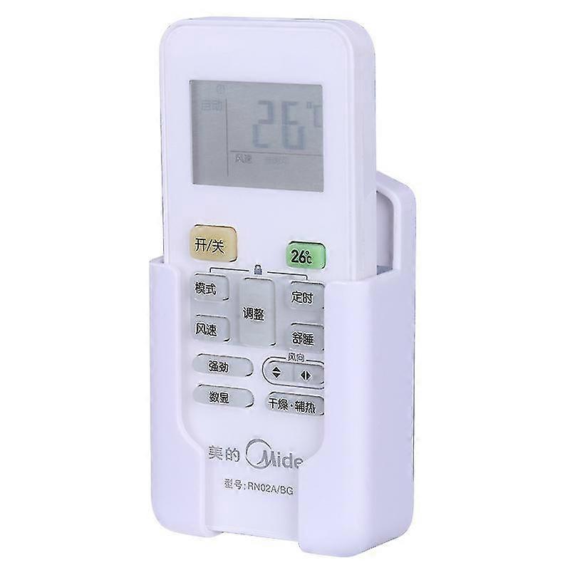 Remote Control Holder, Wall Mounted Storage Box, Tv Remote Control Universal Of Air Conditioning, With Screws Expansion Bolt And Strong Adhesive