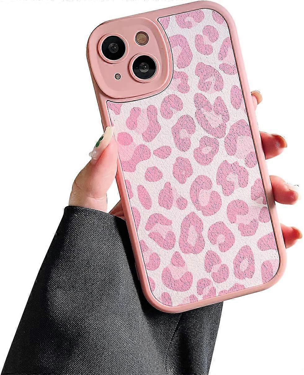Compatible with iPhone 11 Case Cute Leopard Print Pattern Design Soft TPU Protection Case for iPhone 11-Pink
