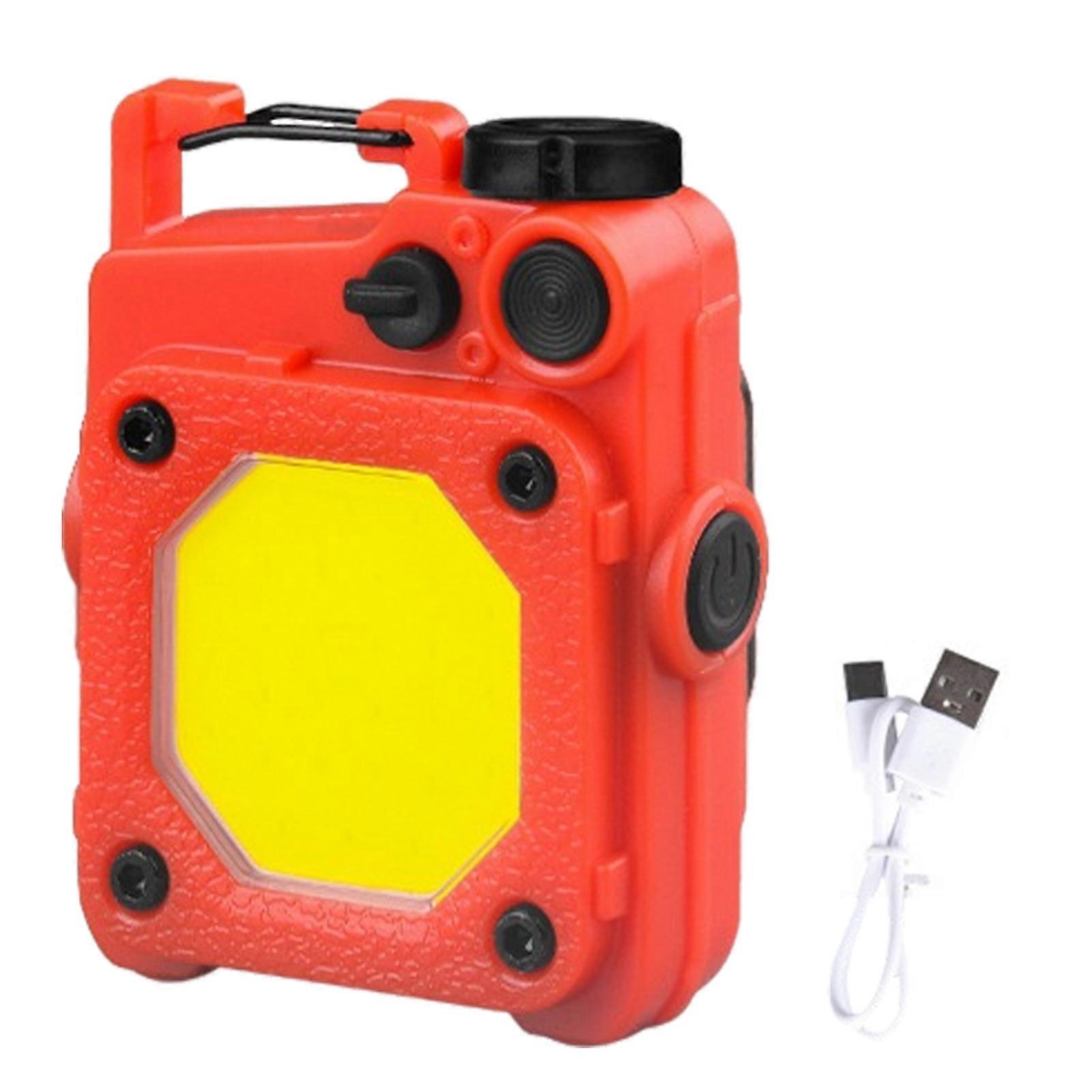 Keychain Flashlight with 6 Light Modes 800 Lumens Mini Size Adjustable Waterproof Rechargeable Pocket Flashlight Small Work Light QingHai
