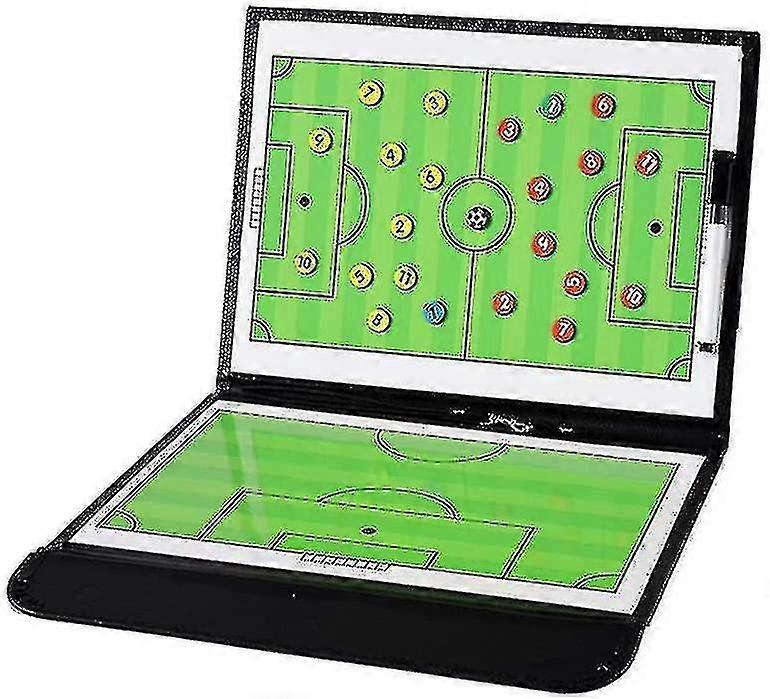 サッカーコーチングボードコーチドライ消去、マーカーペンとジッパーバッグとクリップボード戦術的な磁気ボードキット