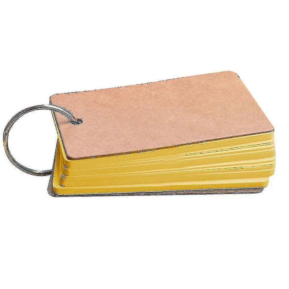 Portable Buckle Binder Notes Flash Cards Memo Pads Diy Blank Card Stationery High Quality