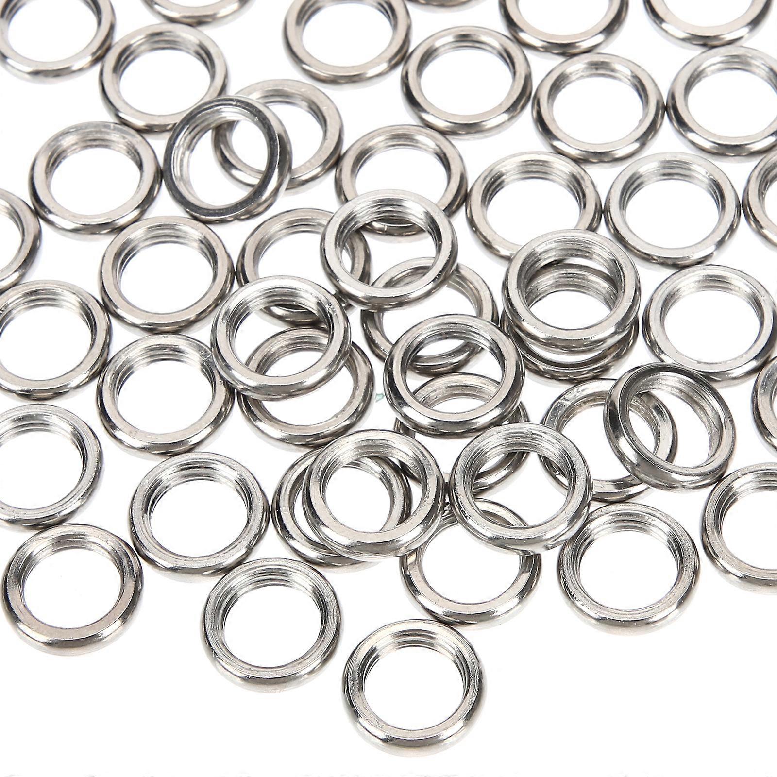 50pcs Light Holder Ring M10 Lamp Shade Collar Ring Steel Lamp Socket Replacement