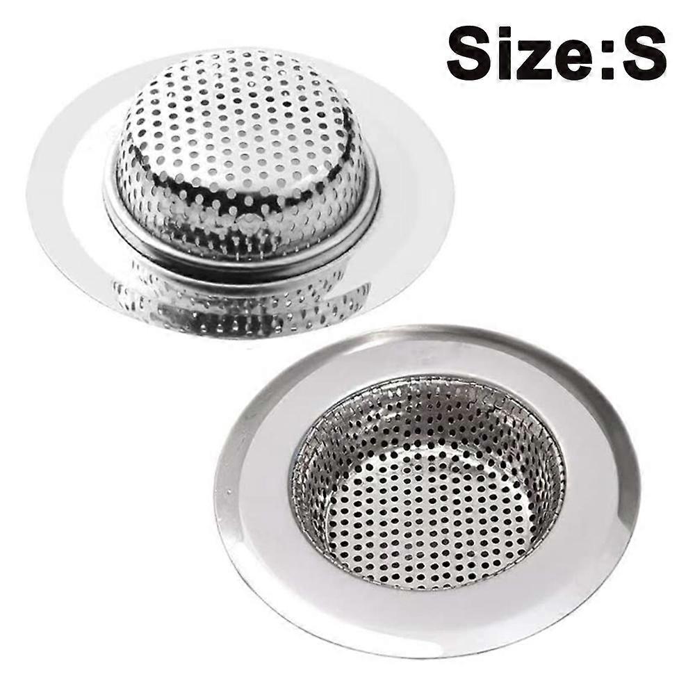 2 stk køkkenvask silkurv rustfrit stål vask afløbsfilter