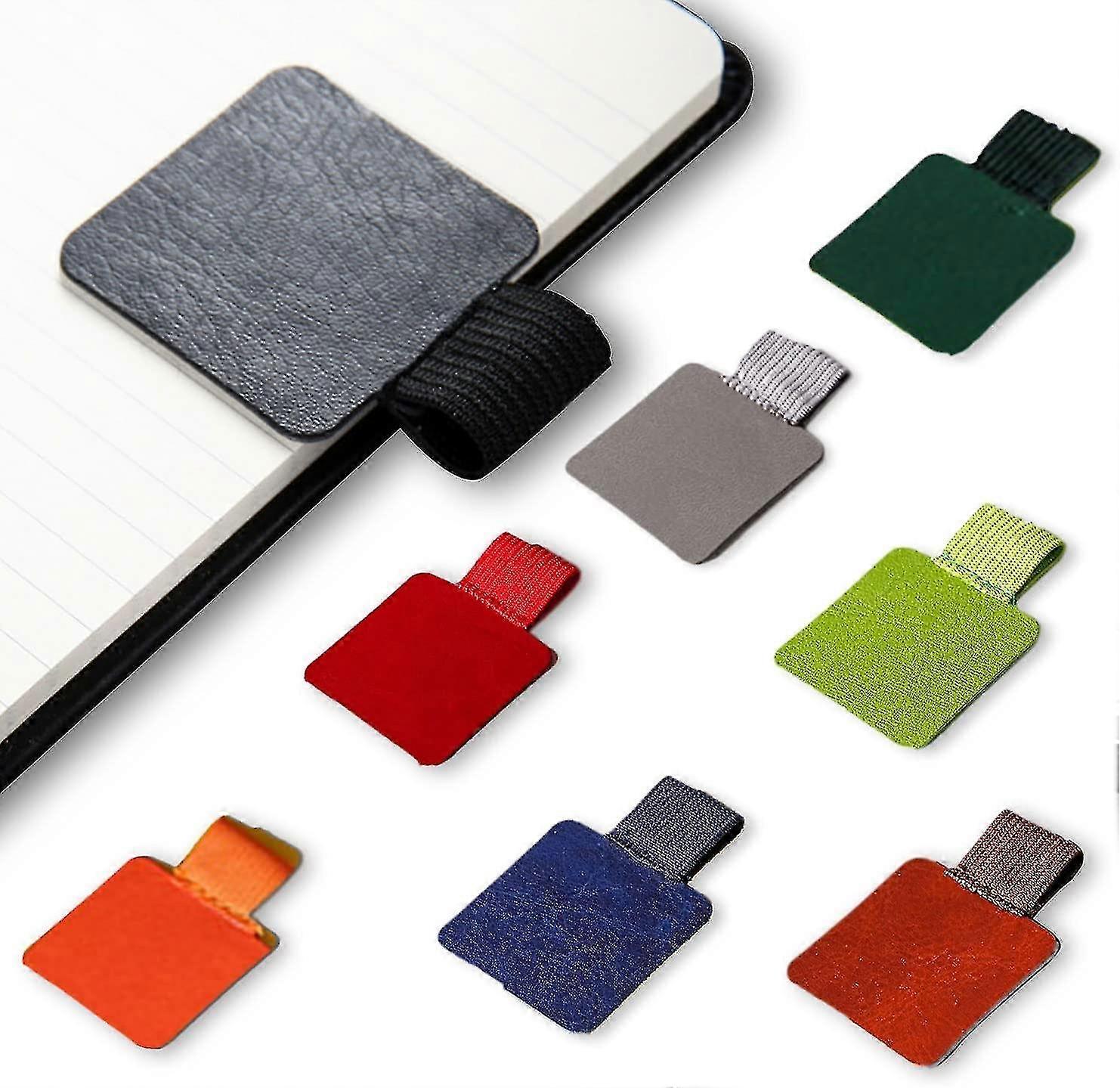 Back To School Notebook Self-adhesive Pen Ring Elastic Pen Holder (random Color)10pcs