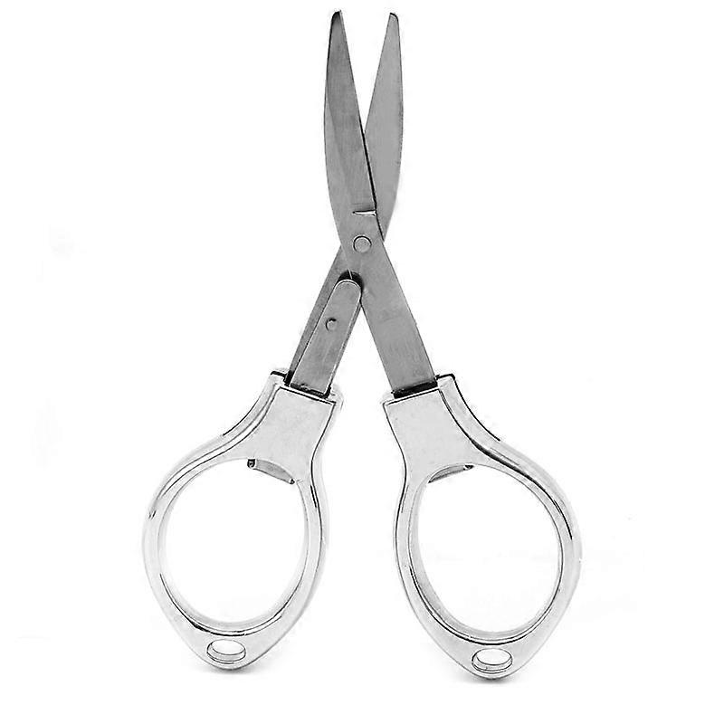Ciseaux pliants Portable Mini Ciseaux en acier inoxydable Ciseaux de pêche pliants