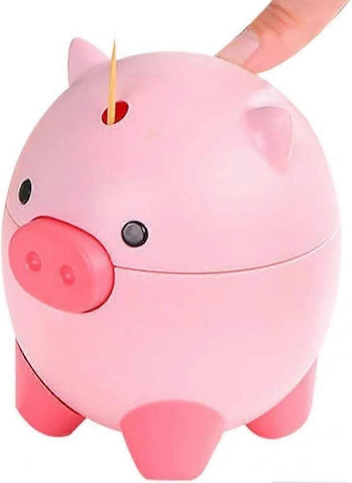 Pig shaped toothpick holder toothpick storage box