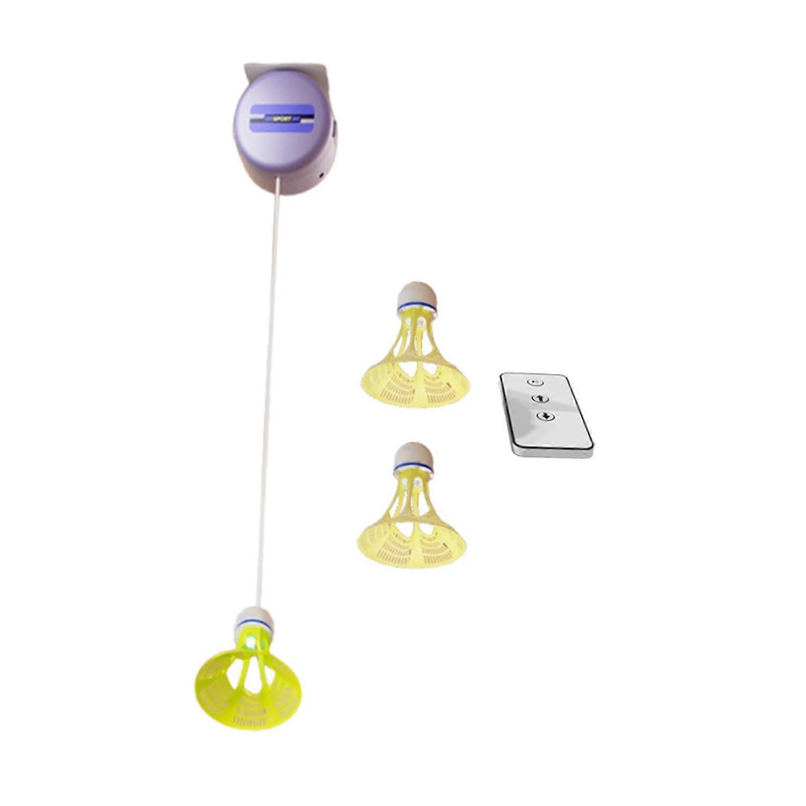 Badminton Trainer Indoor Exercise Practical Self Practice Equipment for Kids 3 Balls Set