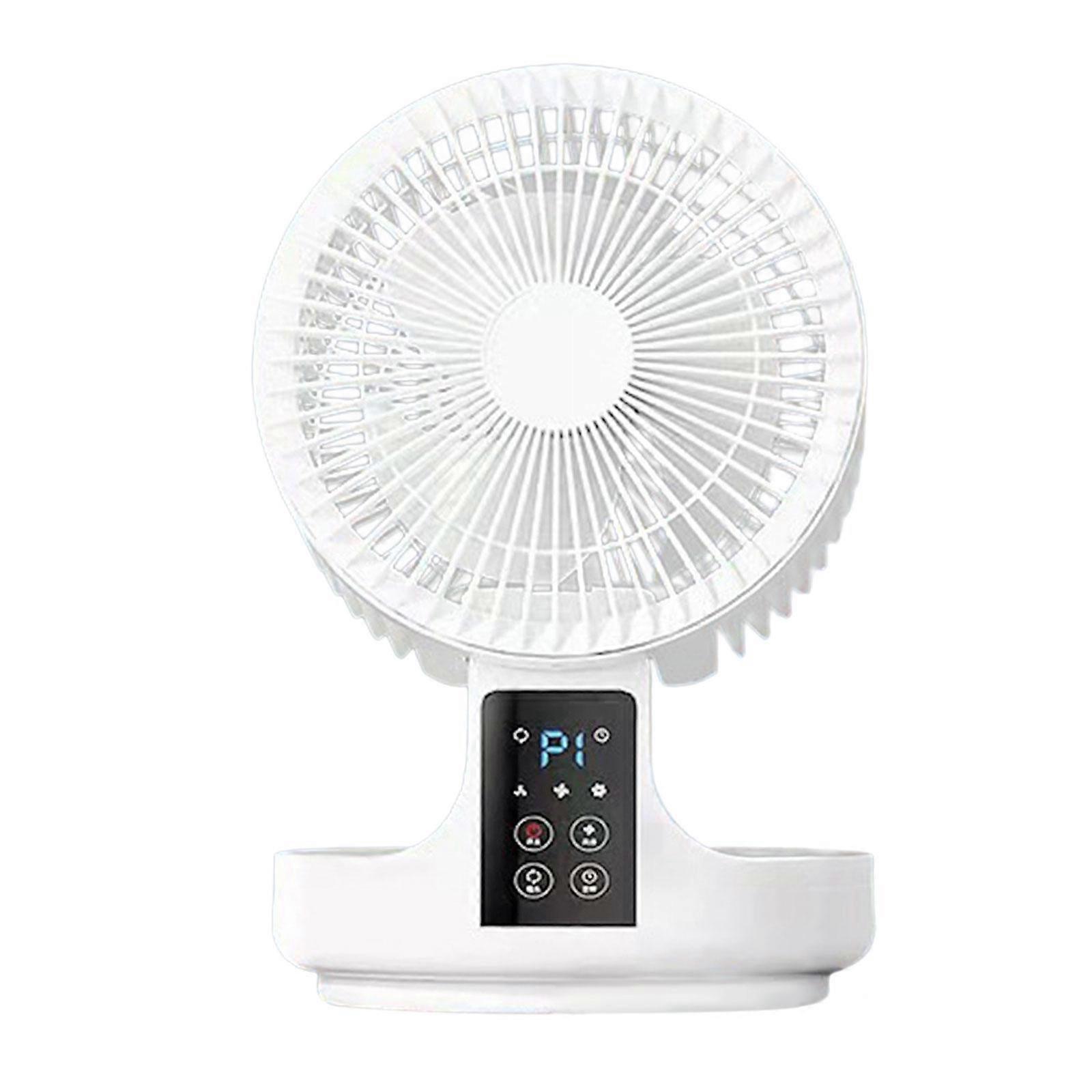 Compact Desk Foldable Quiet Operation Home AC Powered Strong Wind Office Remote Control Model