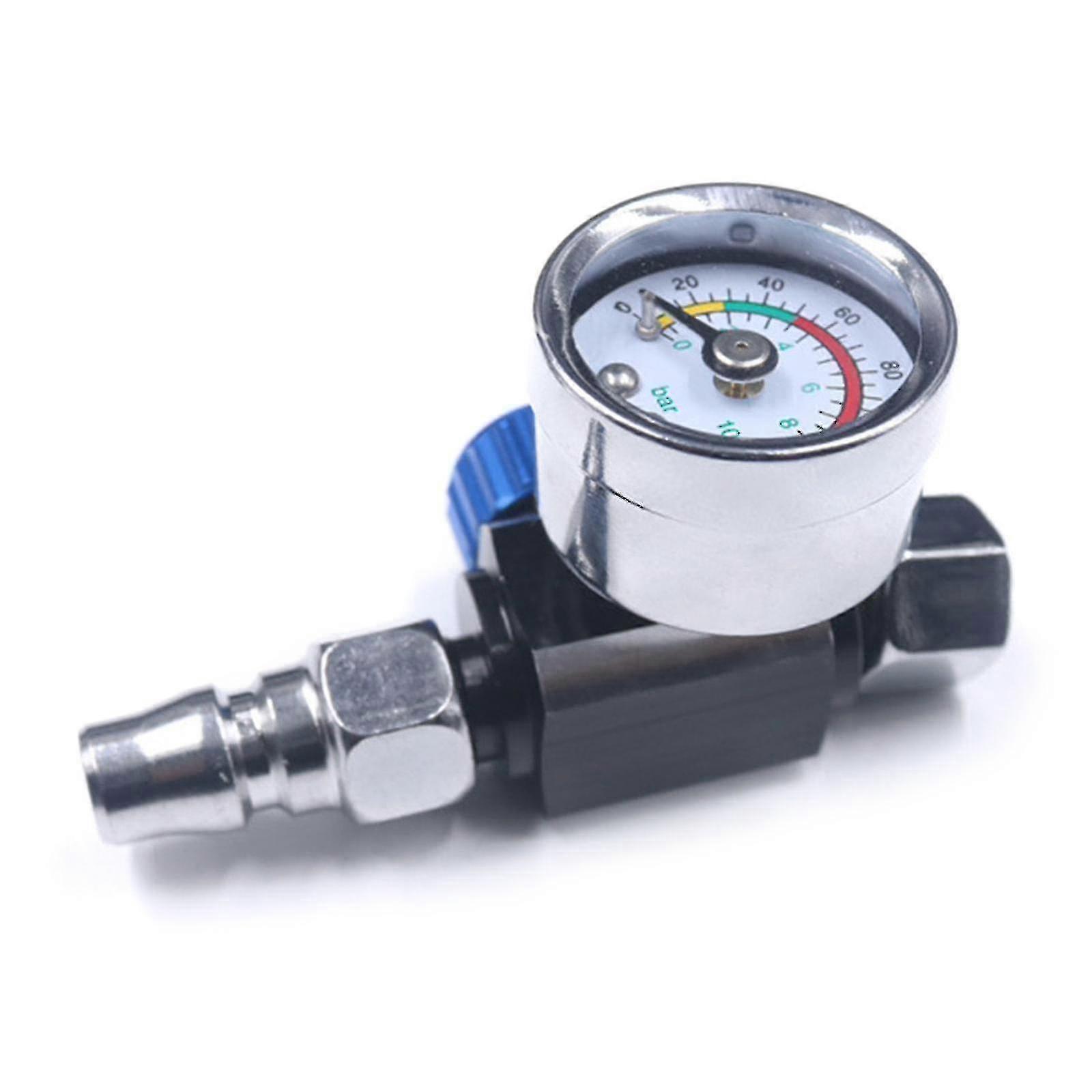 منظم ضغط الهواء 1/4 رذاذ الطلاء مسدس الضغط منظم سهل الاستخدام