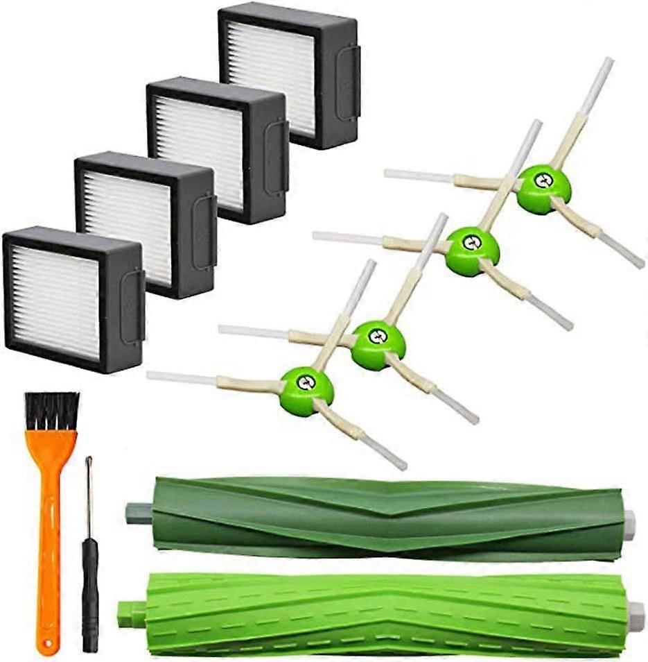 Ensemble d'accessoires de remplacement pour filtres et brosses iRobot Roomba sries i7, i7 + / i7 Plus, E5, E6, E7, kits de remplacement d'accessoires