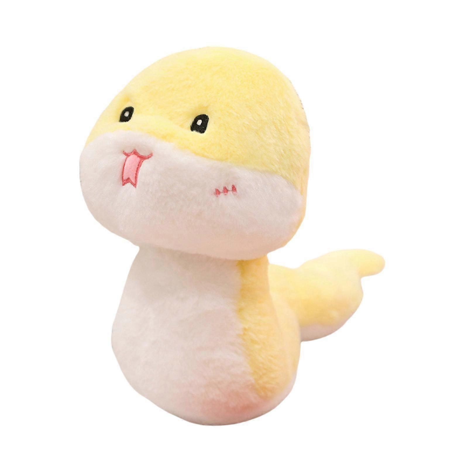 Chinese New Year Snake Plush Toy Collection Statue Snake Stuffed Animal green 24cm