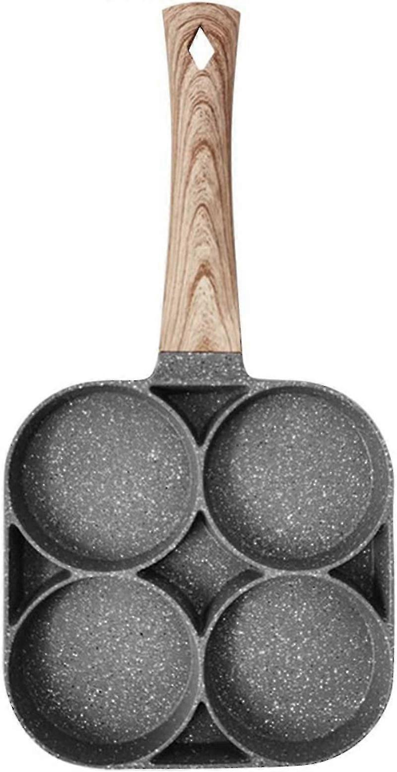 Non-sti Fried Egg Pan,kitchen Utensil Burger Frying Pan,4 Hole Multipurpose Frying Pan,kitchen Utensil Burger Frying Pan