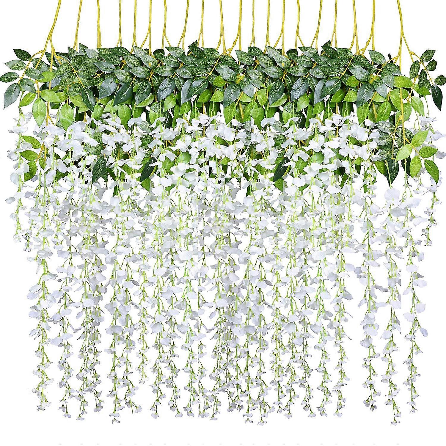 12 Pack Artificial Wisteria Garland 3.6ft/pc