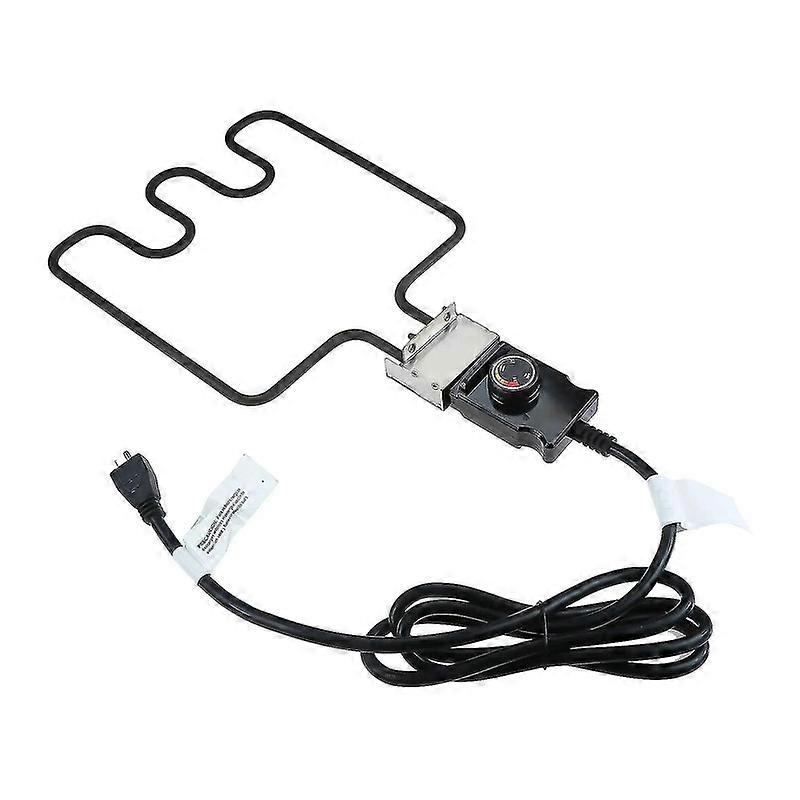 Electric Smoker Grill Heating Element with Adjustable Thermostat Cord Stainless Steel Controller 1500W 50F-400F for Masterbuilt g20241896400