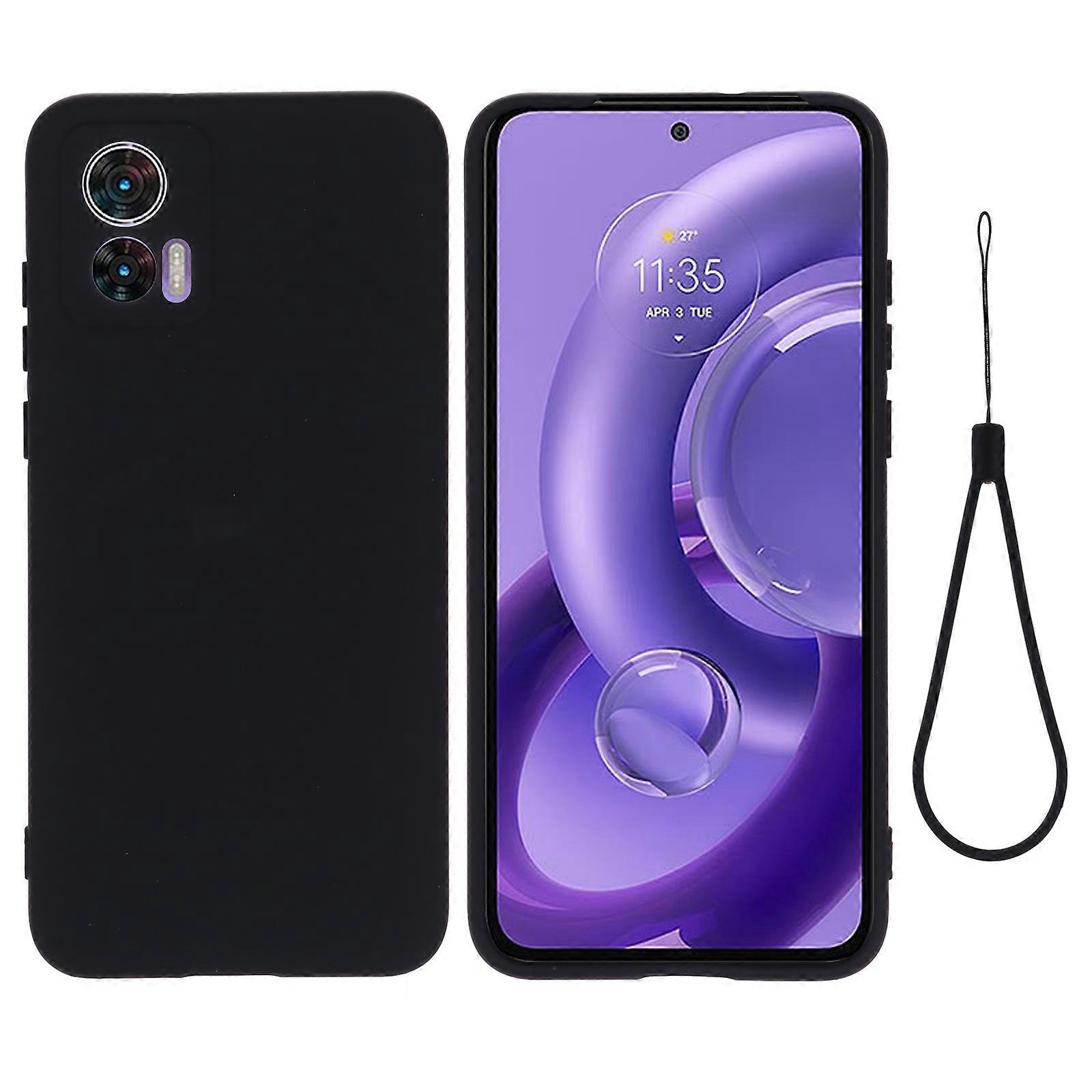 JIAFEI Cover Per Motorola Moto Edge 30 PRO Traslucido PC/TPU Silicone