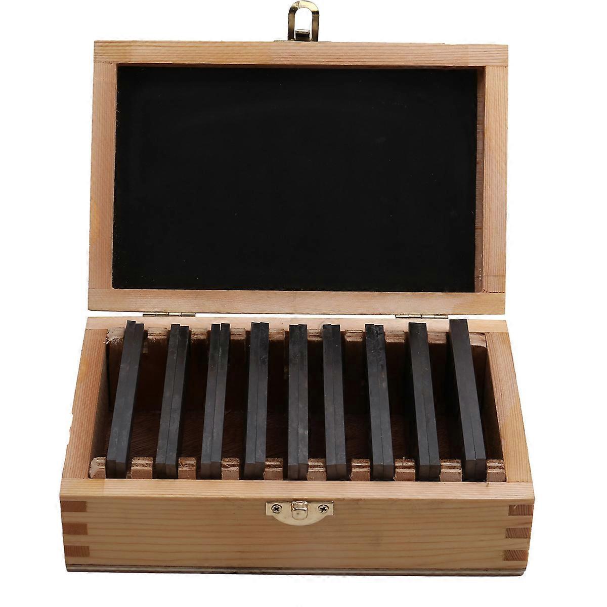 100mm 9 Pairs 18Pcs High-Precision Manufactured Parallel Pad Gauge Block CNC Milling Pads Set Alloy Steel