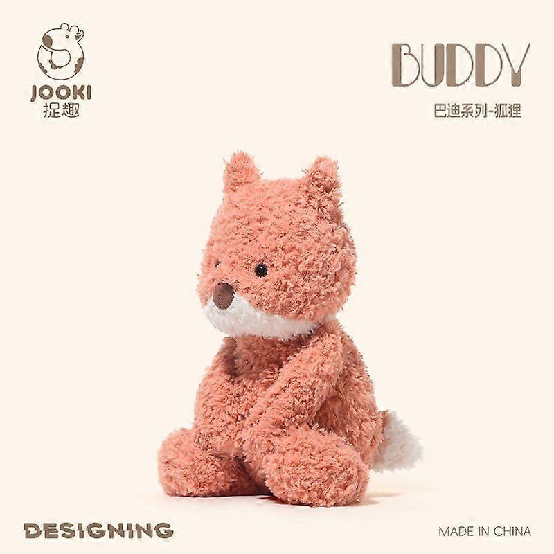 Buddy Fuchs Pelz Plüschtier süße Puppe Fuchs Tröster Spielzeug Puppe Geburtstagsgeschenk