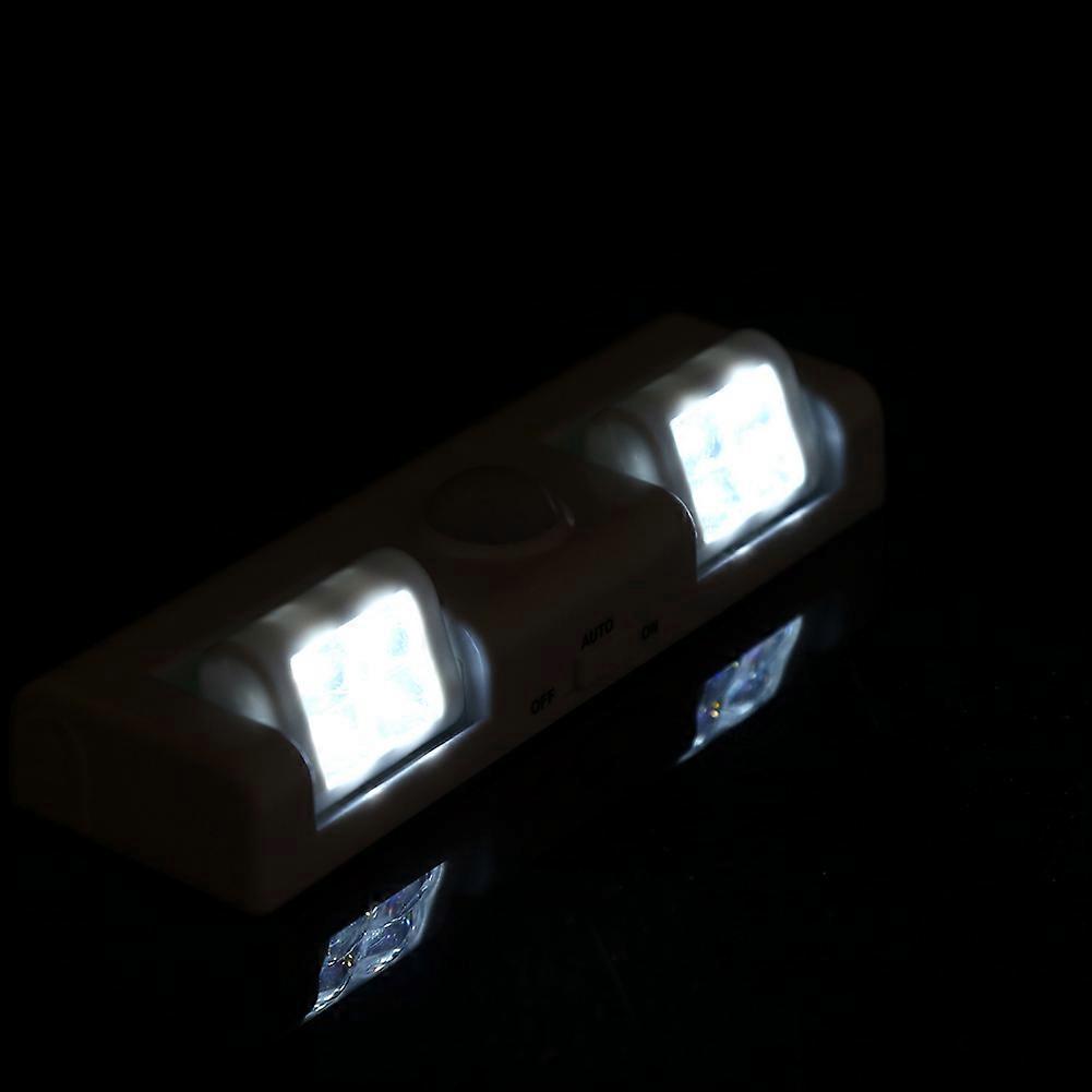 8 LED Motion Activated Cordless Sensor Light Lamp for Wall Shed Cabinet Cupboard Wardrobe
