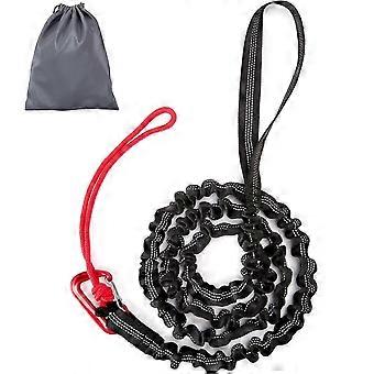 Bicycle Tow Rope for Children 1.7m to 3m Bicycle Traction Rope Load 200kg for Mountain Bike Long Family Ride with Black Storage Bag