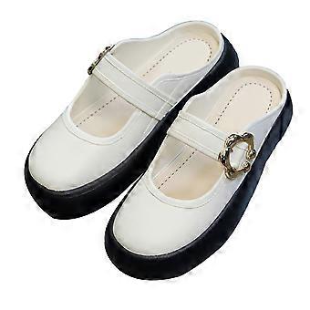 Women Summer Slides Open Back Thick Sole Reduce Fatigue Casual Slide Sandal for Outdoors