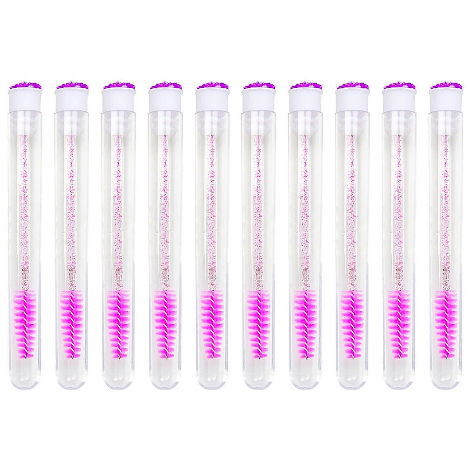 Crystal Eyelash Brushes,Disposable Mascara Wands Makeup Applicator,Lash Spoolie for Eyelash Extensions Eyebrow Brush