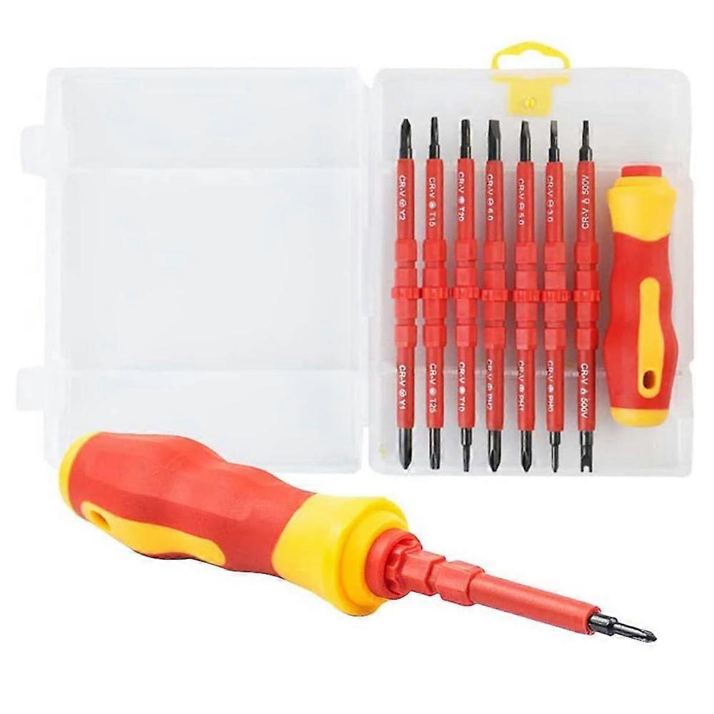 7 in 1 Bit Insulation Multipurpose Repair Tool Screwdriver Set