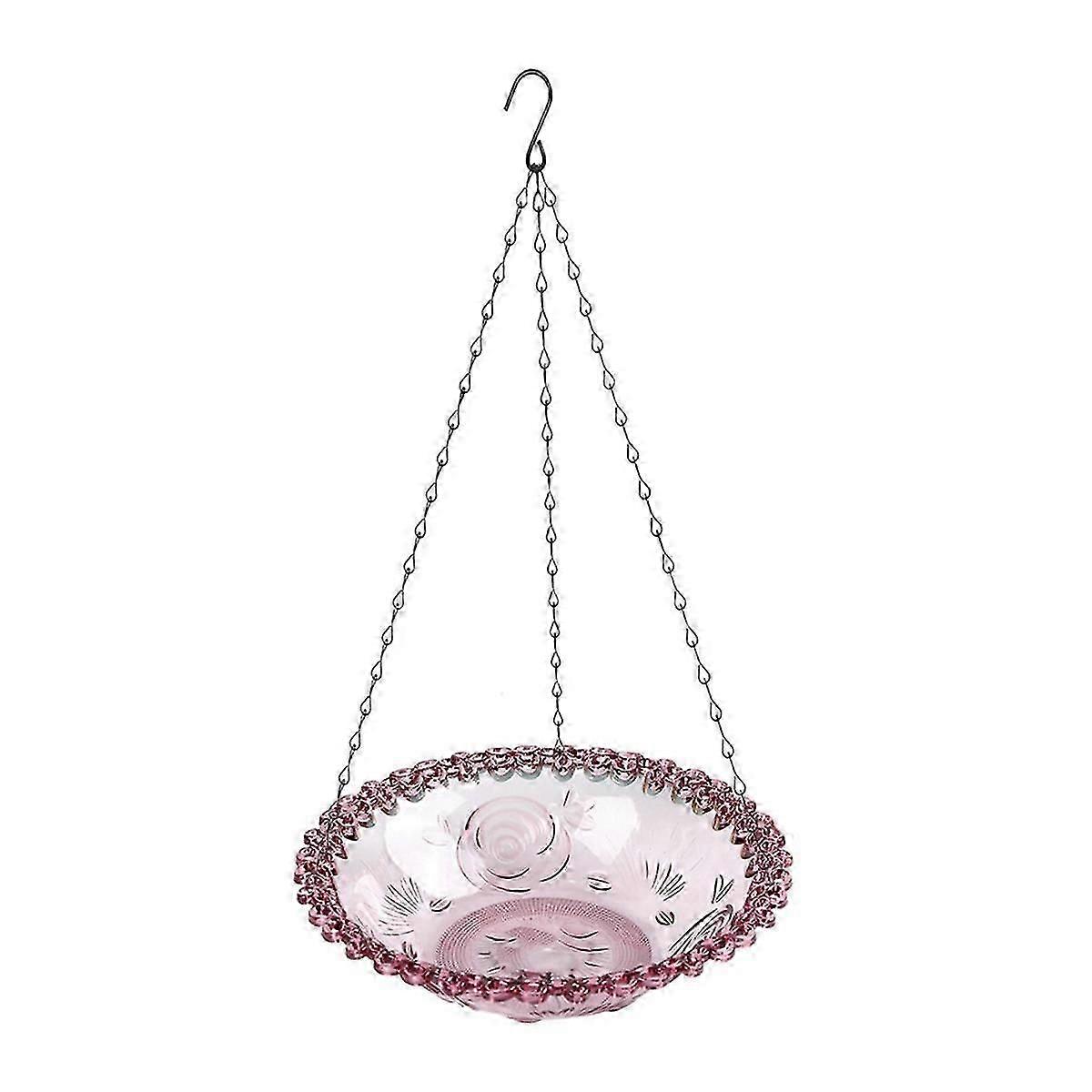 Floare de pasăre în formă de floare de pasăre agățată hrănitor pentru păsări pentru grădină în aer liber, consumabile pentru fermă de curte, consumabile pentru hrănitoare pentru păsări colibri D