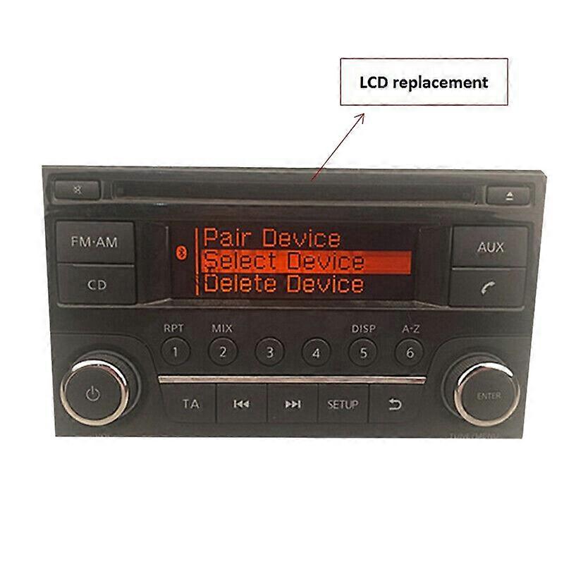 CD Player FM Radio Pixel Replace LCD Display Screen for Juke Note Navara Equator