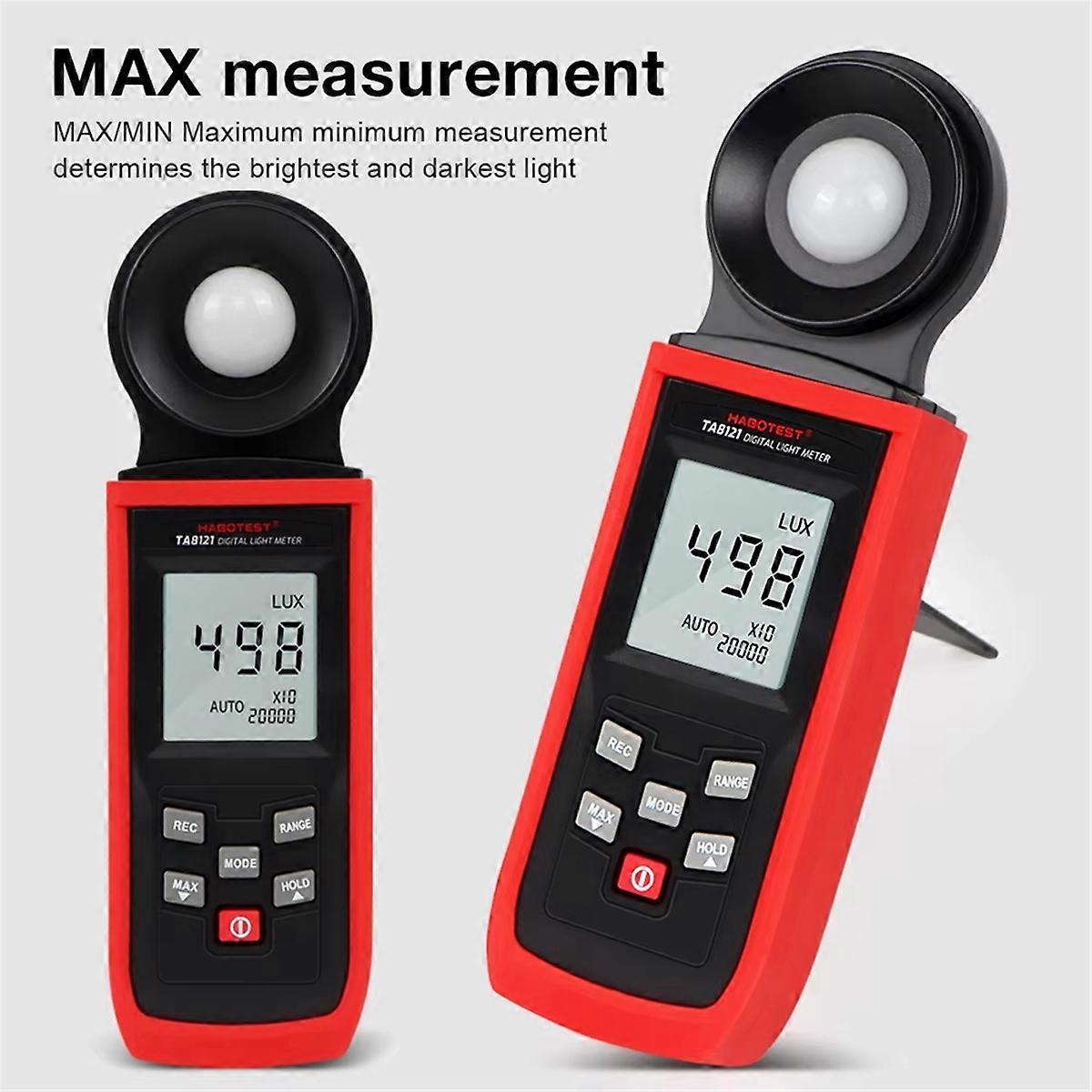 HABOTEST TA8121 Digital Illuminometer High-Precision Photometer