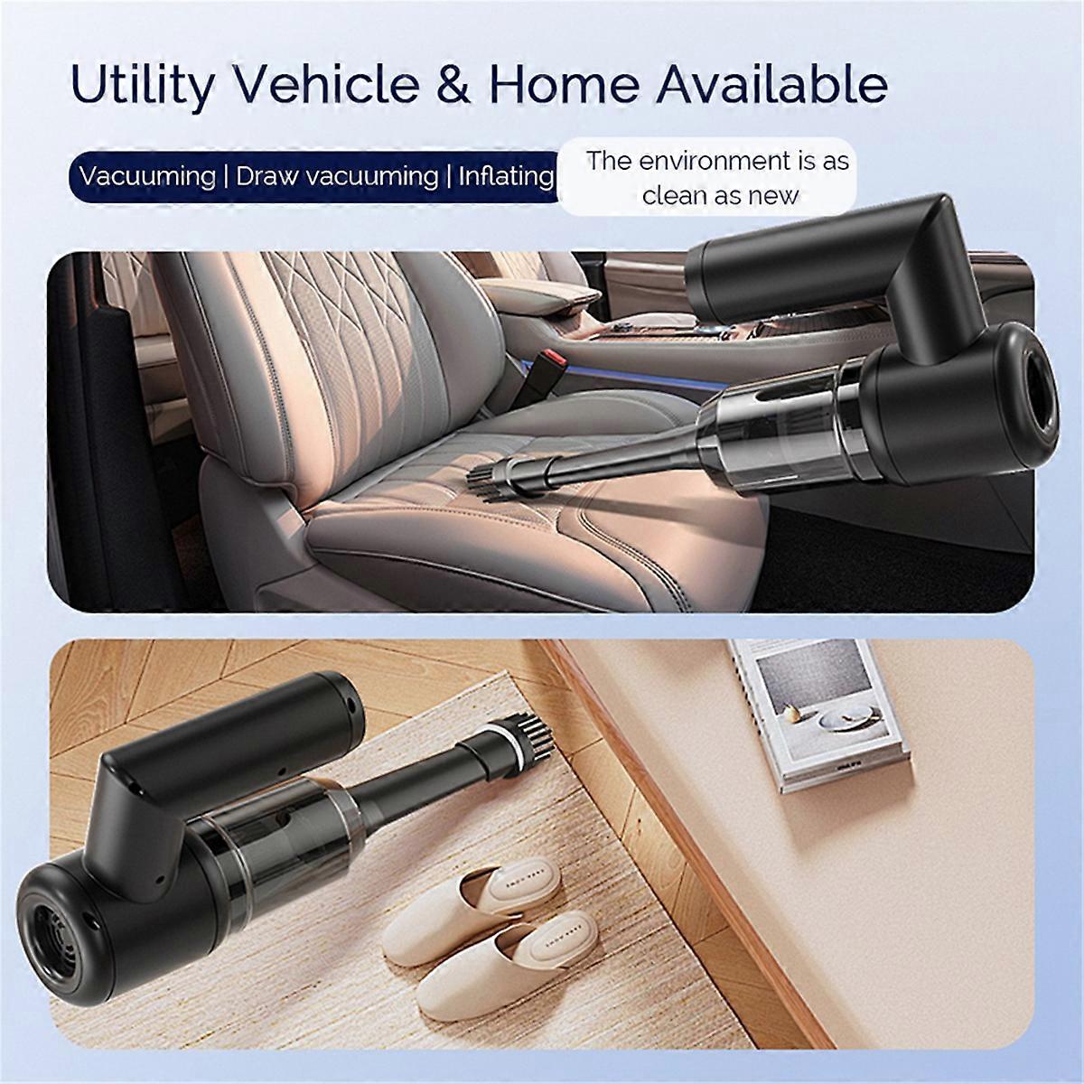 Multi-Function Window Cleaners Strong Suction Clean Machine Black